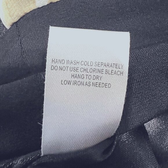 Very Vollbrach Women's Blouse-Sheer Sleeves-Size Small-Black/Zebra Print-Baggy - Picture 14 of 15